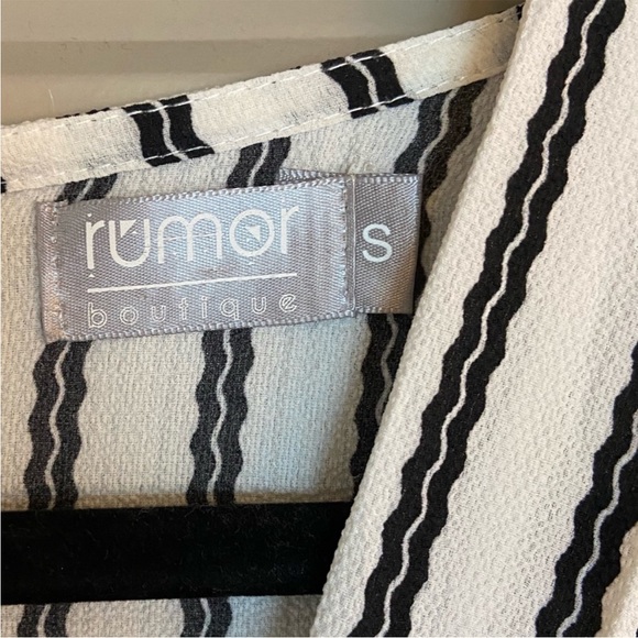 LF Rumor Boutique Striped Romper - Picture 6 of 6